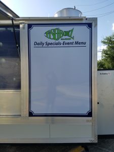 food truck menu magnet